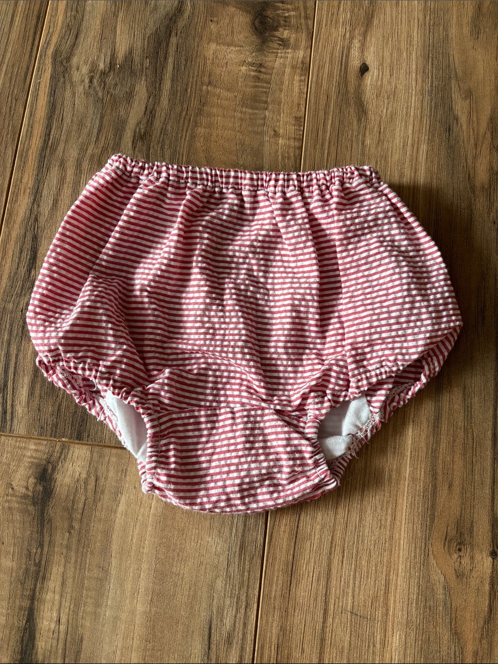 Red Stripe Baby Bloomers Shorts